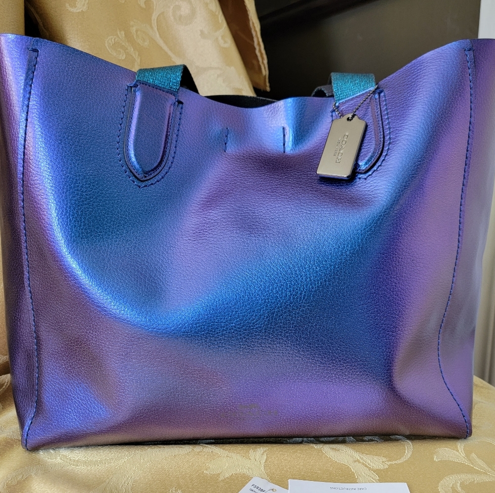 Coach Iridescent Derby Tote